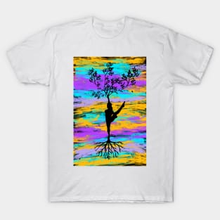 Dancing Tree Silhouette T-Shirt